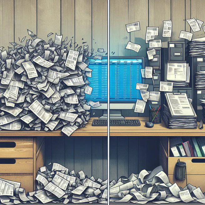 Organizing and Digitizing Receipts for eBay Sellers